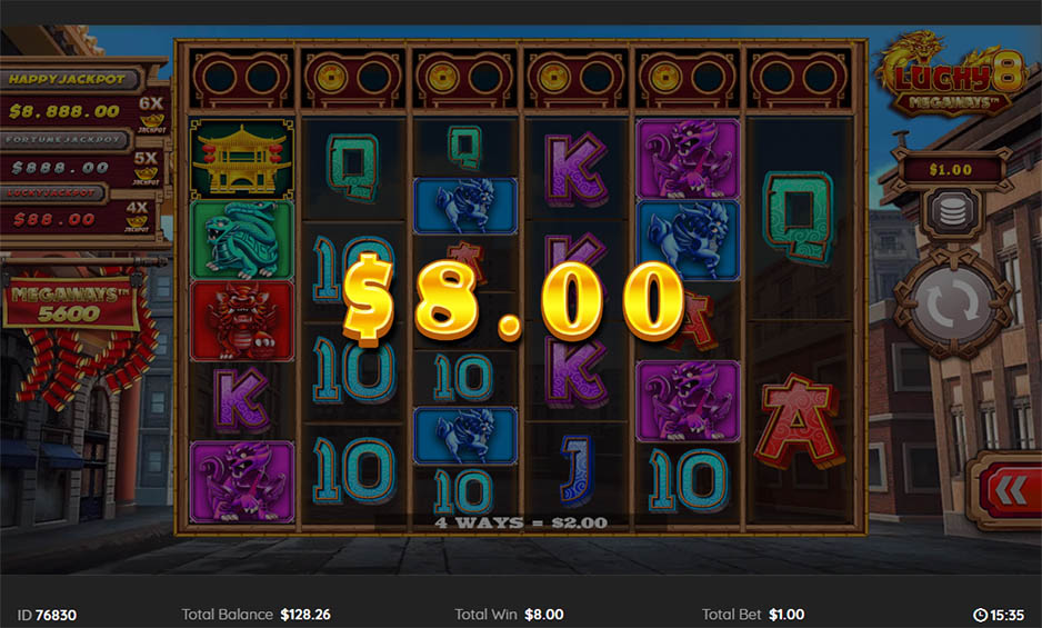 Lucky 8 Megaways carousel image 1