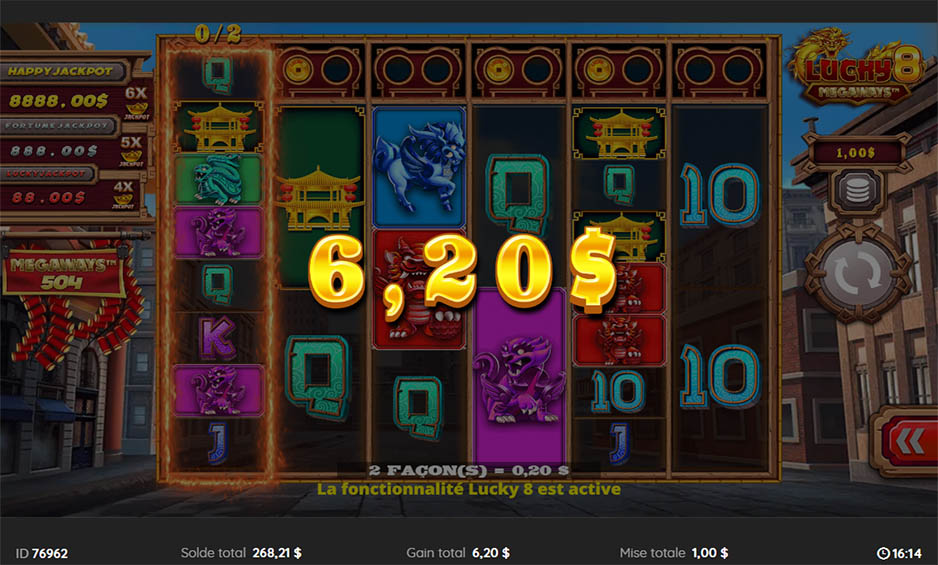 Lucky 8 Megaways carousel image 1