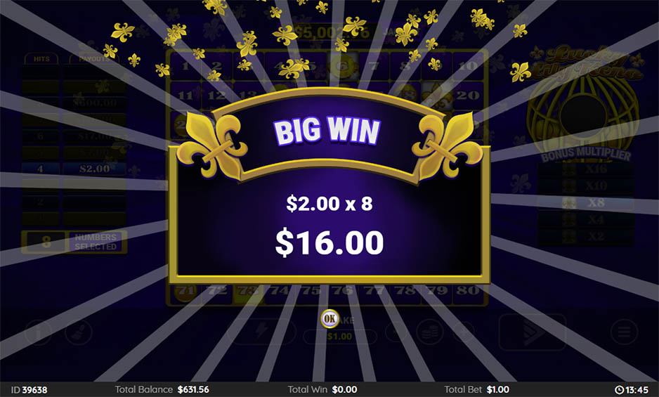 Lucky Lily Keno carousel image 2