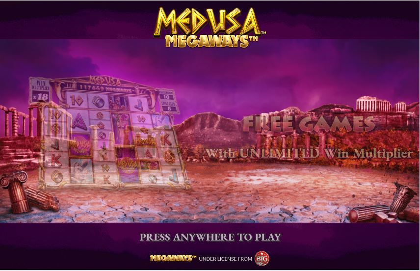 Medusa Megaways carousel navigation 0