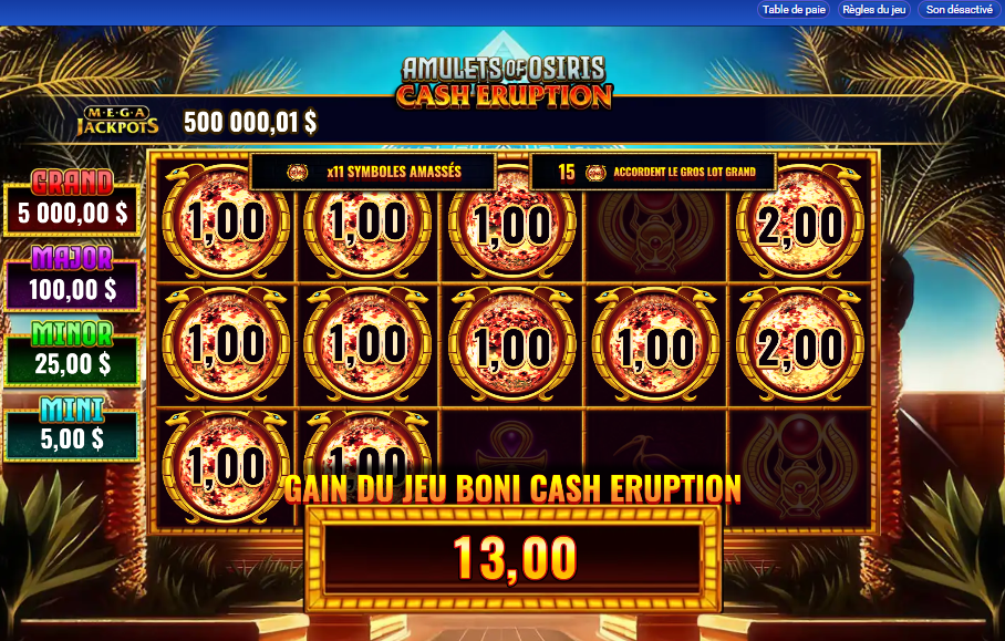 MegaJackpots Amulets of Osiris carousel image 11