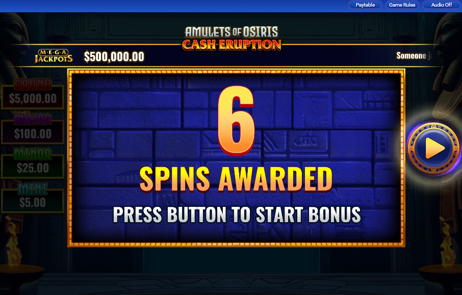 MegaJackpots Amulets of Osiris carousel image 8