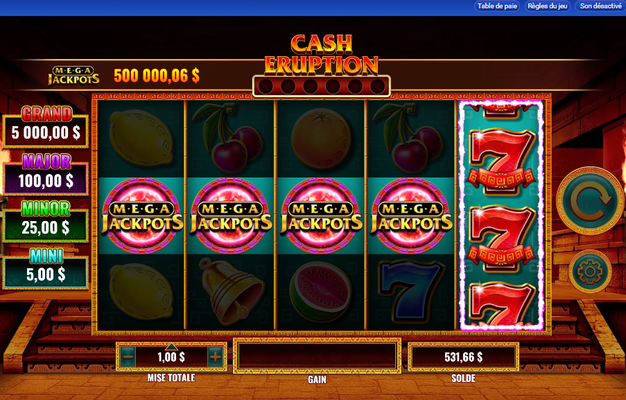 MegaJackpots Cash Eruption carousel image 6