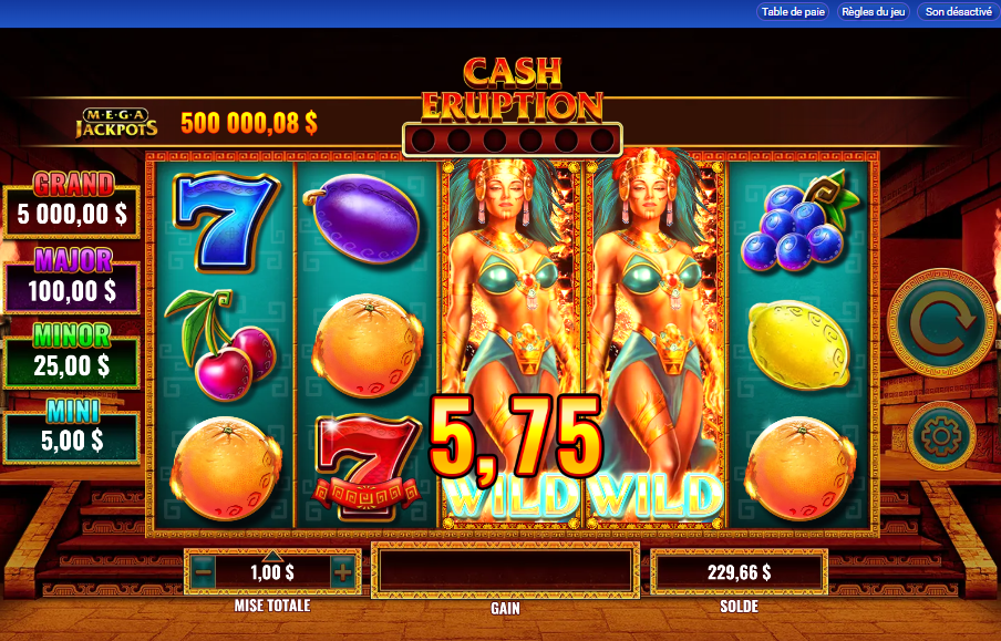 MegaJackpots Cash Eruption carousel image 1
