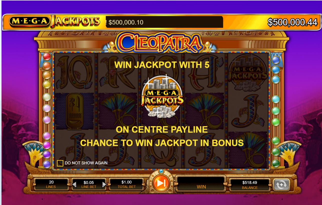 MegaJackpots Cleopatra carousel image 0