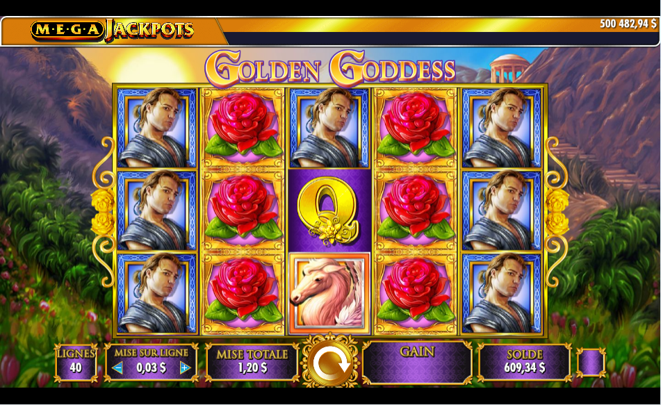 Megajackpots Golden Goddess carousel image 0
