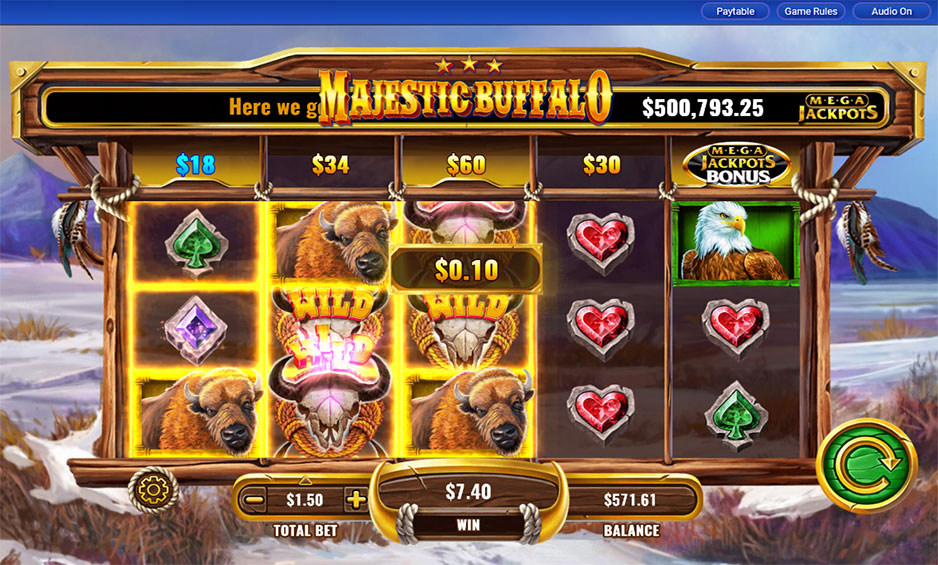 Megajackpots Majestic Buffalo carousel image 1