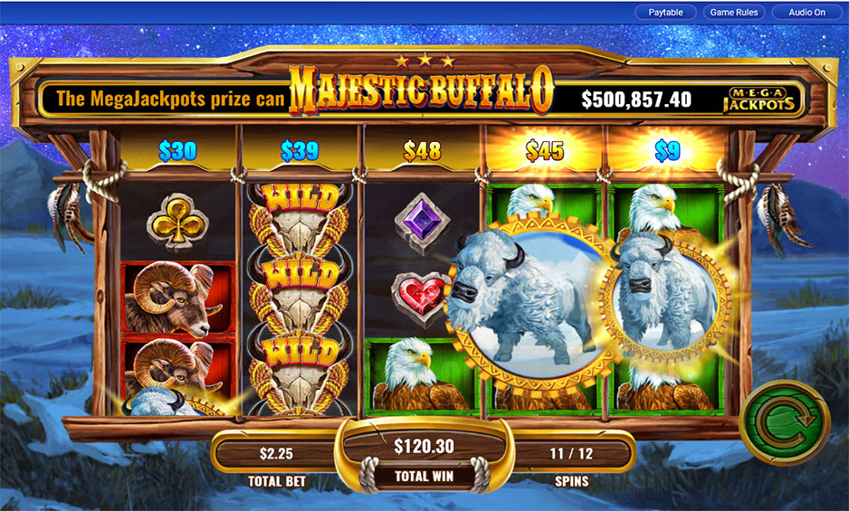 Megajackpots Majestic Buffalo carousel image 3