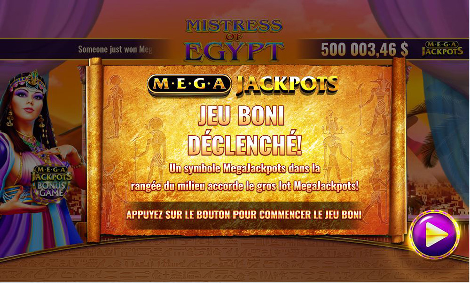 MegaJackpots Mistress of Egypt carousel image 3