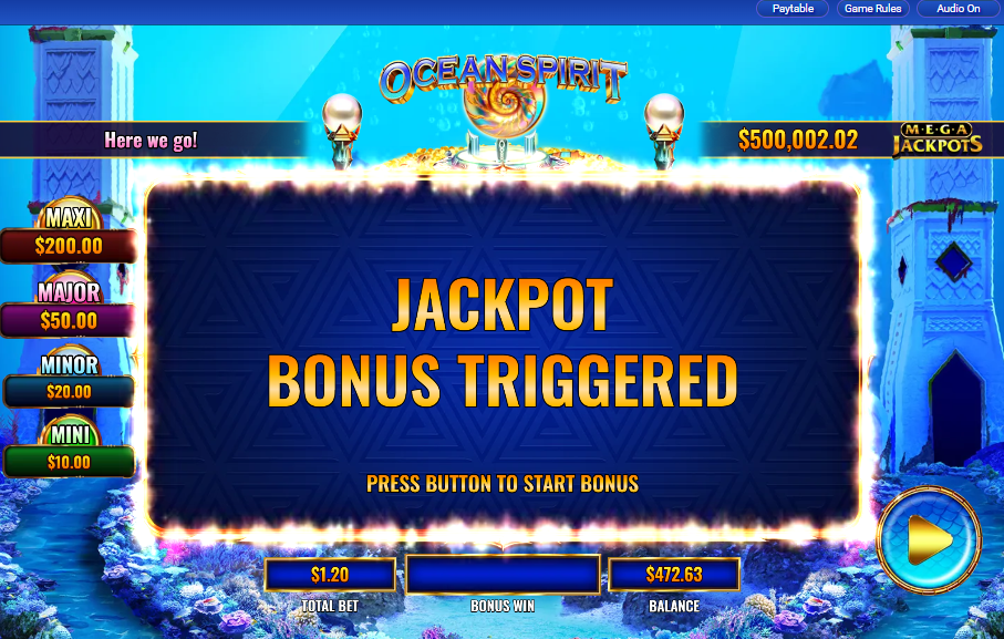 MegaJackpots Ocean Spirit carousel image 6