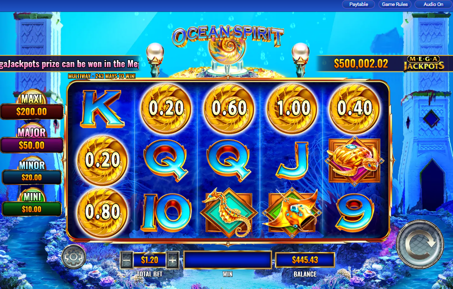 MegaJackpots Ocean Spirit carousel image 3