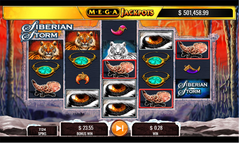 Megajackpots Siberian Storm carousel image 3