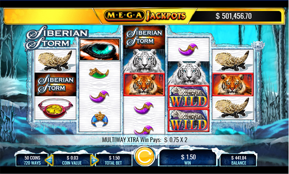 Megajackpots Siberian Storm carousel image 1
