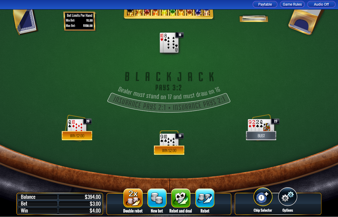 Multihand Blackjack with Surrender carousel image 1