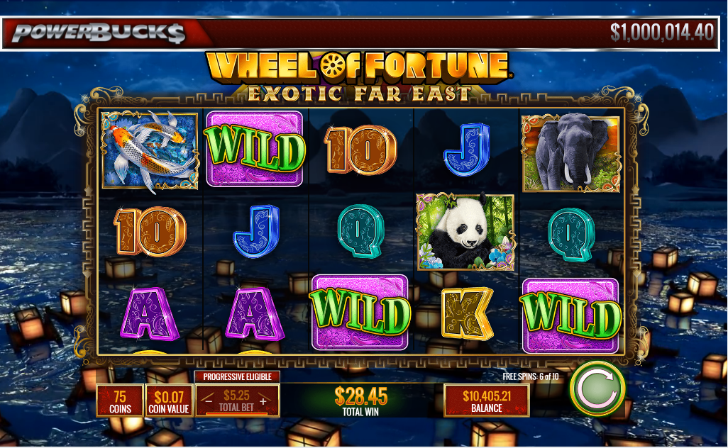 Wheel of Fortune Exotic Far East carousel navigation 5