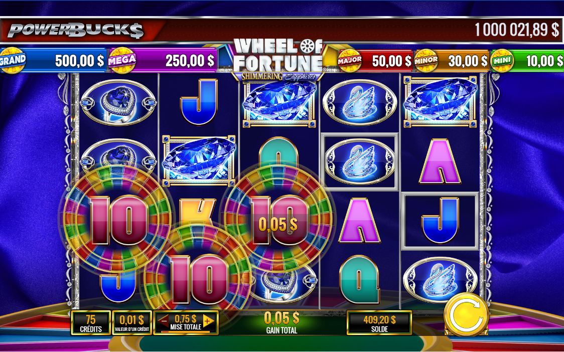 Wheel of Fortune Shimmering Sapph carousel image 1