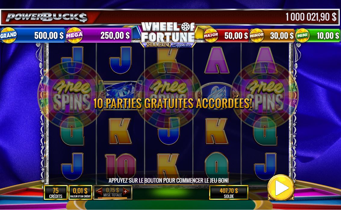 Wheel of Fortune Shimmering Sapph carousel image 4