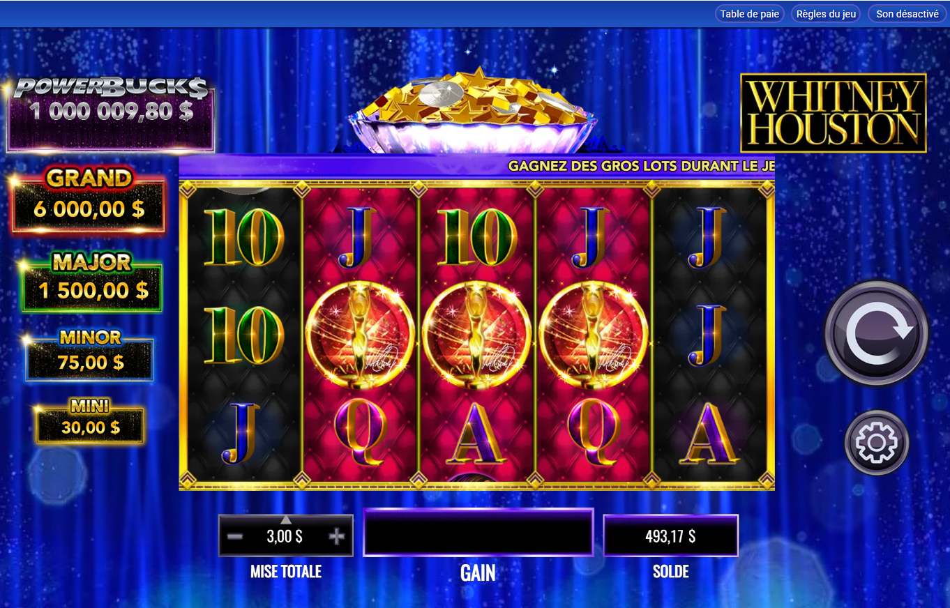 Powerbuck$ Whitney Houston carousel image 3