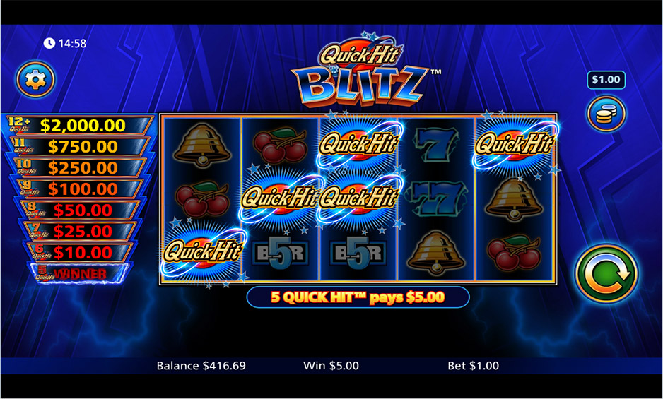 Quick Hit Blitz Blue carousel image 1