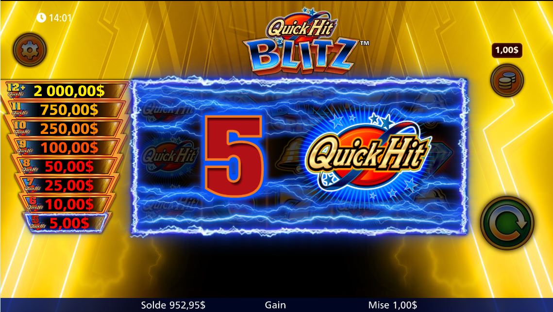 Quick Hit Blitz Gold carousel image 1