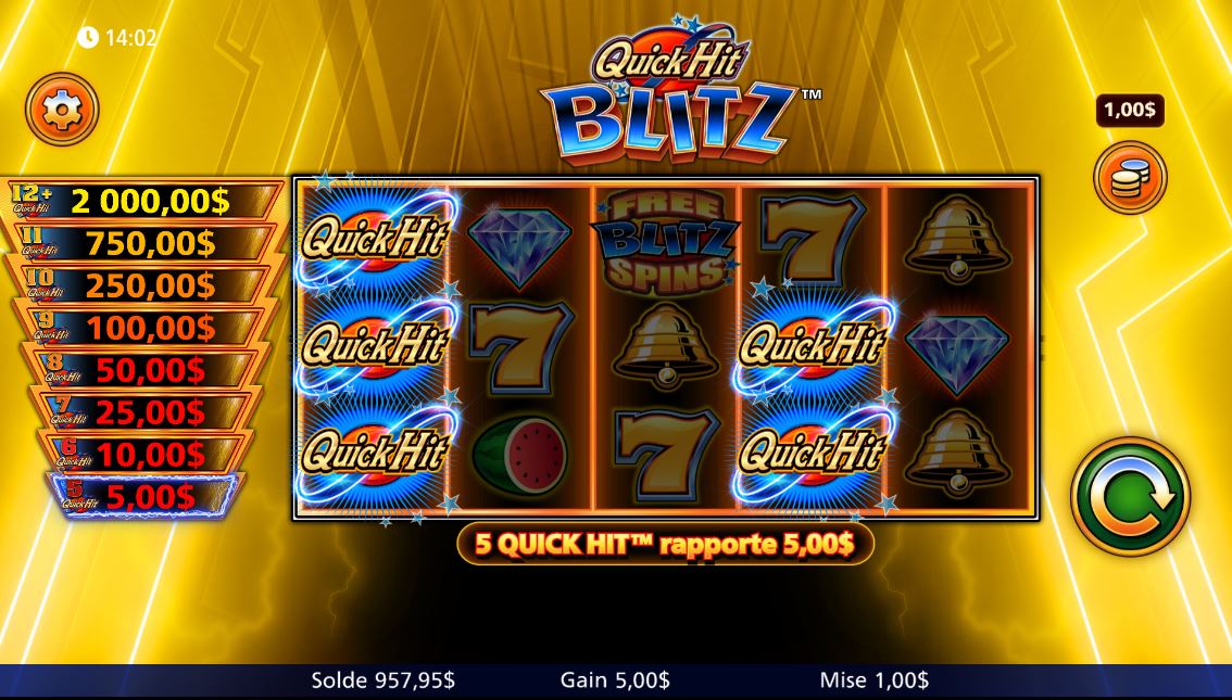 Quick Hit Blitz Gold carousel image 5