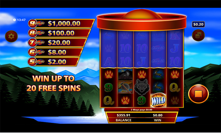 Quick Hit Ultra Pays Wolf Mountain carousel image 1