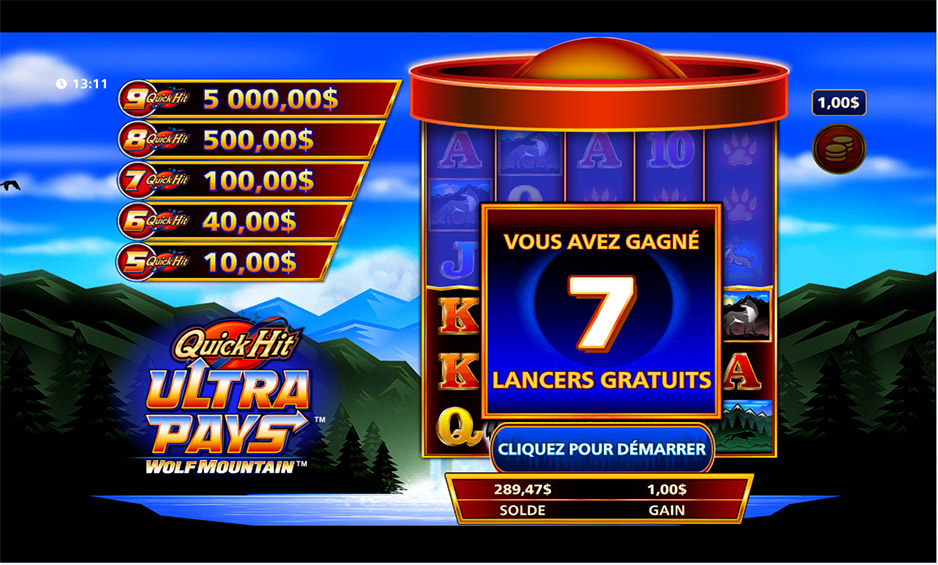 Quick Hit Ultra Pays Wolf Mountain carousel navigation 4