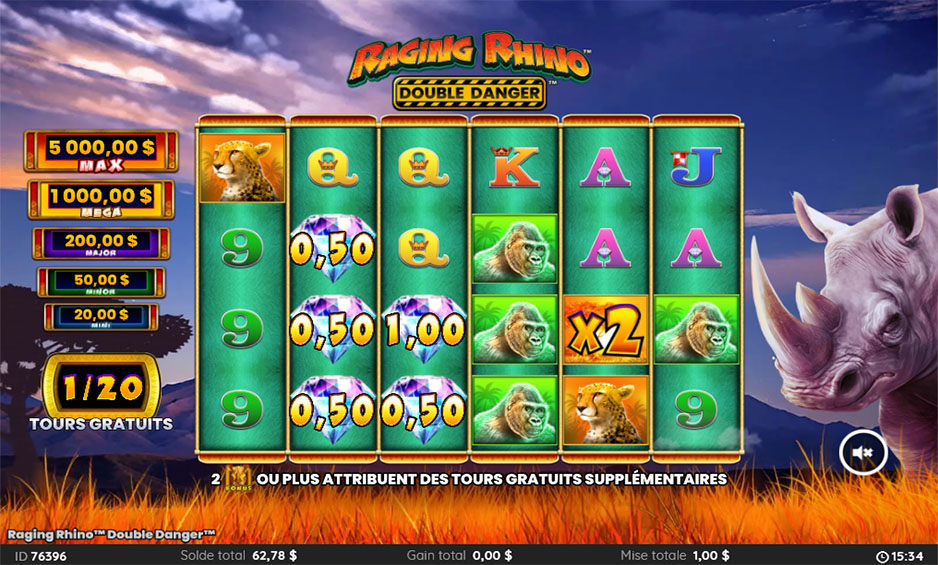 Raging Rhino Double Danger carousel image 4
