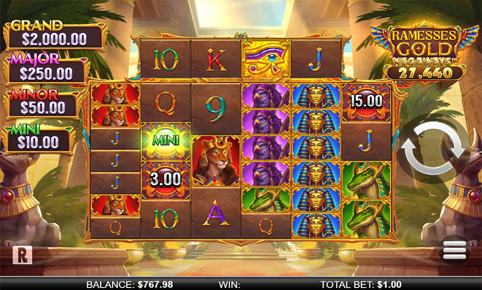 Ramesses Gold Megaways carousel image 0