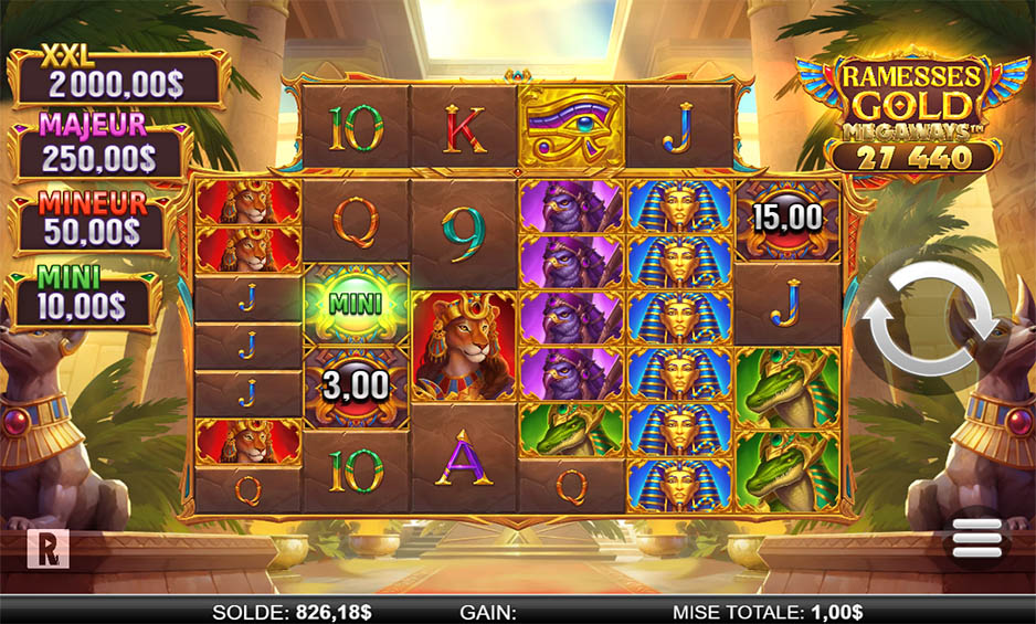 Ramesses Gold Megaways carousel image 0