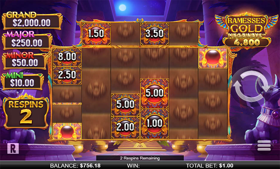 Ramesses Gold Megaways carousel image 4