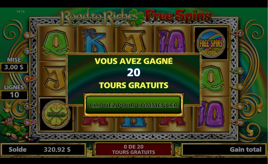 Road to Riches Free Spins carousel navigation 3