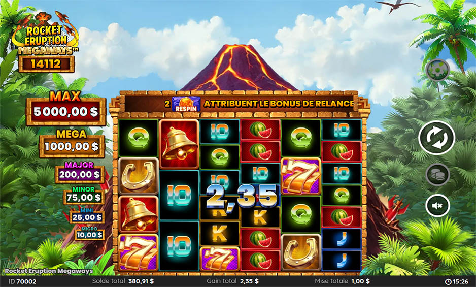 Rocket Eruption Megaways carousel image 1