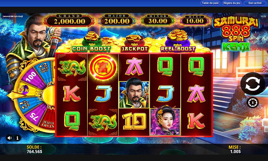 Samurai 888 Spin Kenji carousel image 1