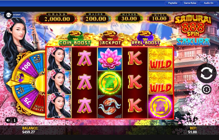 Samurai 888 Spin Sakura carousel image 0