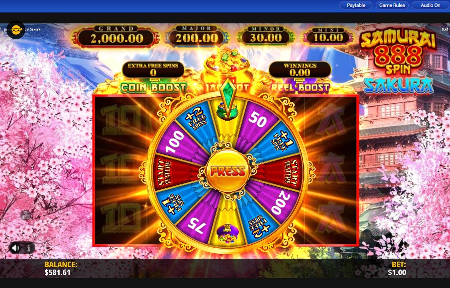 Samurai 888 Spin Sakura carousel image 3