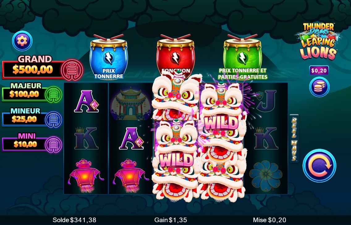 Thunder Drums Leaping Lions carousel image 4