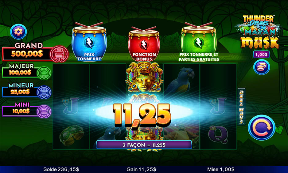 Thunder Drums Mayan Mask carousel image 1