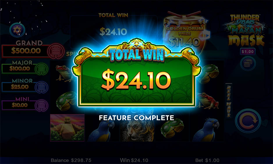 Thunder Drums Mayan Mask carousel image 6