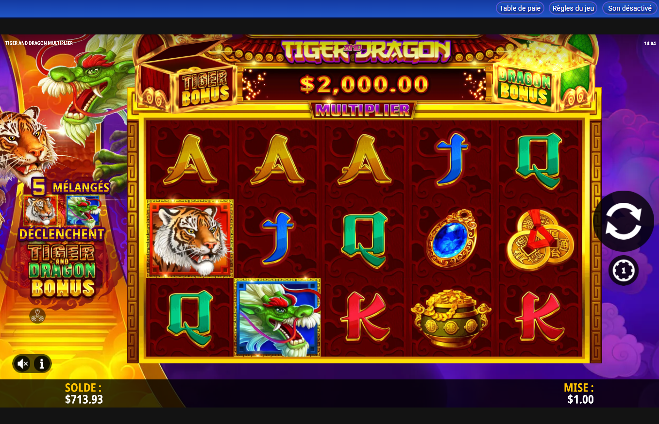 Tiger and Dragon Multiplier carousel image 0