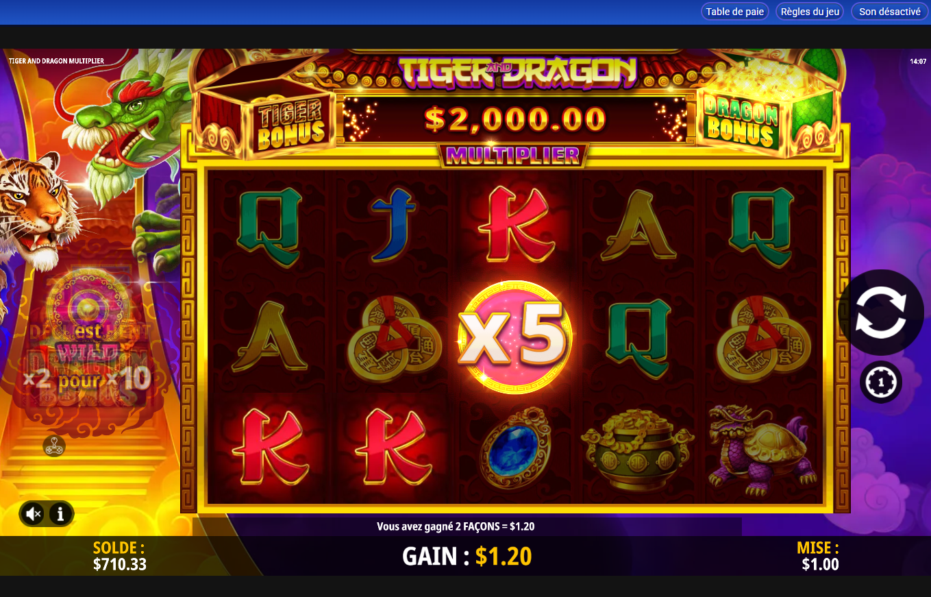 Tiger and Dragon Multiplier carousel image 1