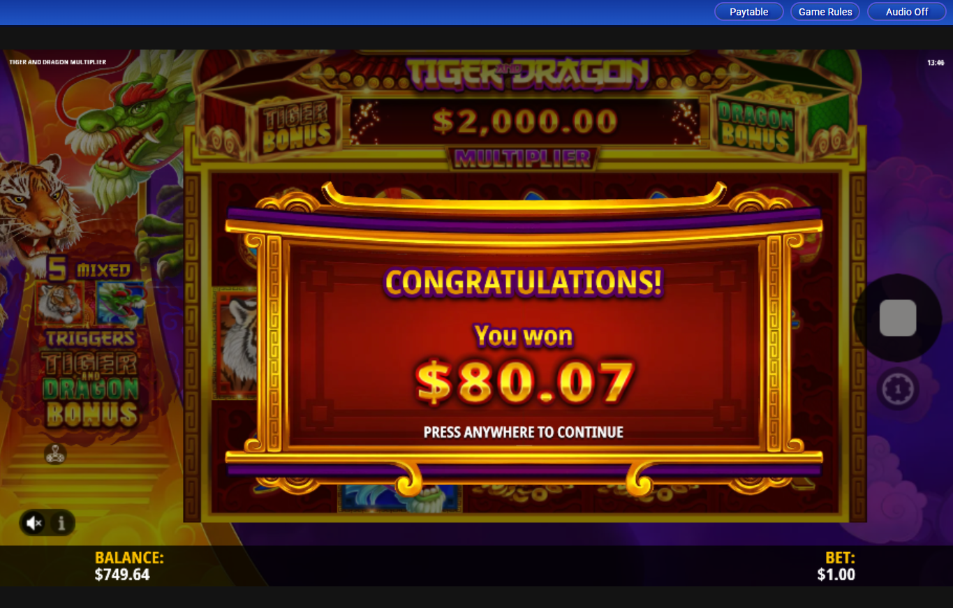 Tiger and Dragon Multiplier carousel image 5