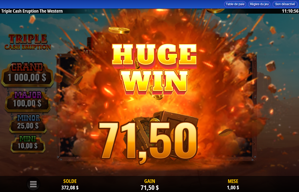 Triple Cash Eruption The Western carousel image 2