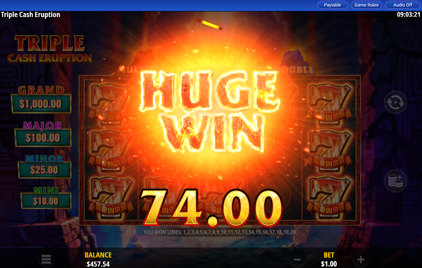 Triple Cash Eruption carousel image 2