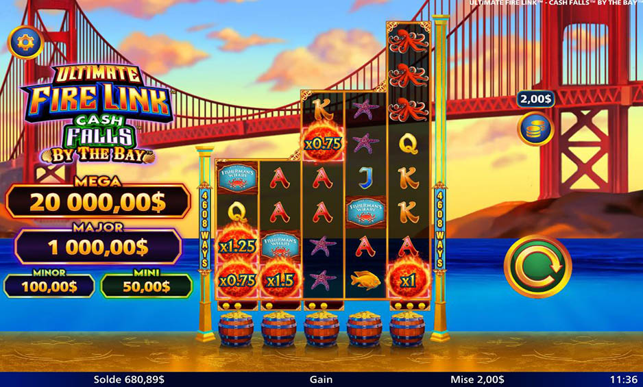 Ultimate Fire Link Cash Falls By The carousel image 1