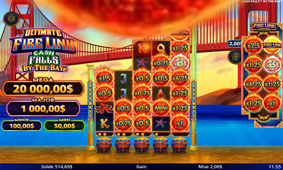 Ultimate Fire Link Cash Falls By The carousel image 3
