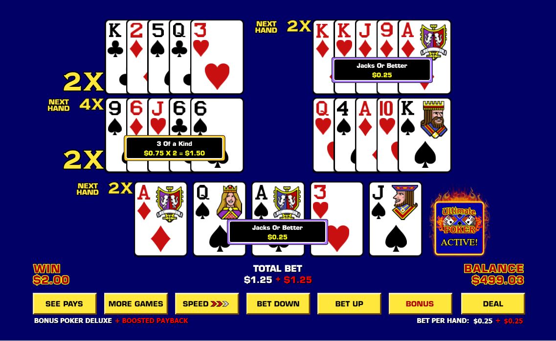Ultimate X Poker Five Play carousel image 2