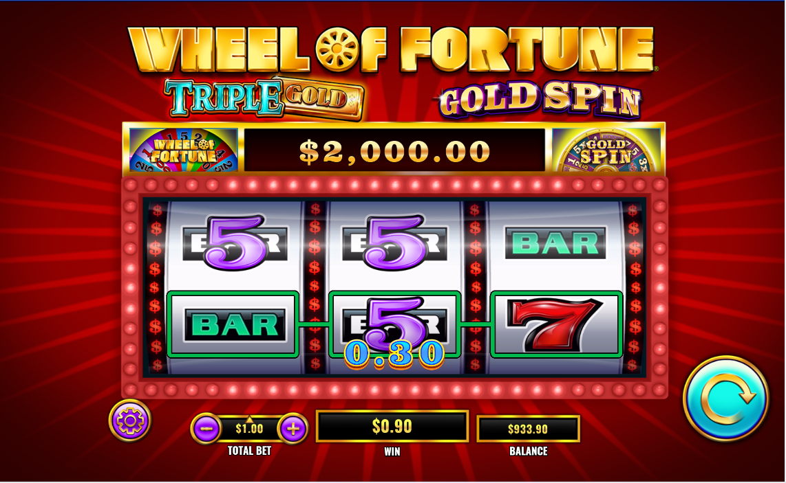 WOF Triple Gold Gold Spin carousel image 1